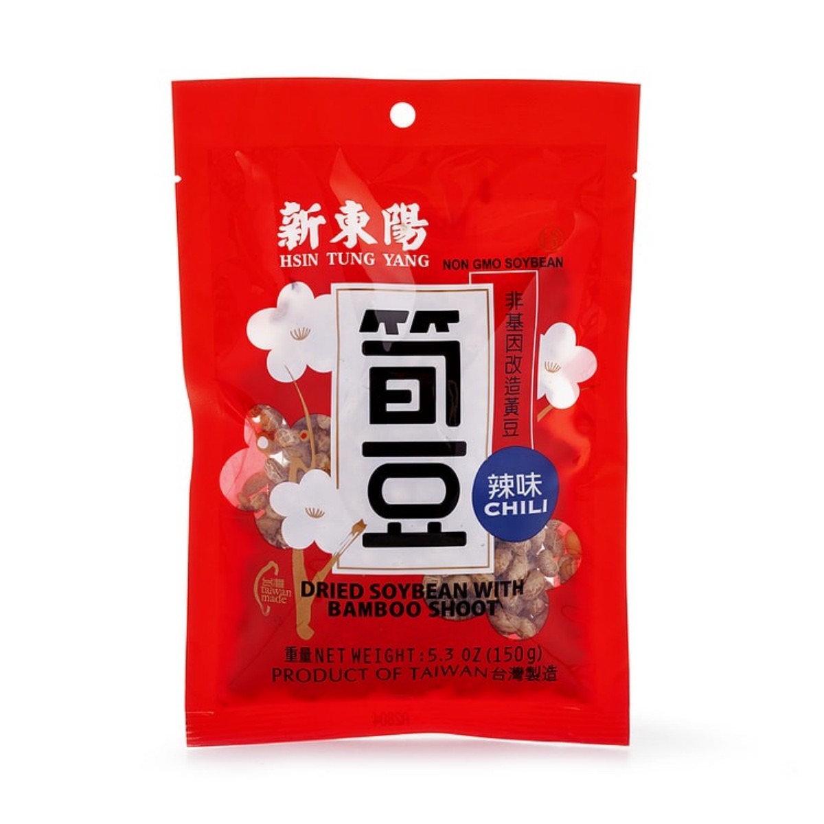 Hsin Tung Yang- DRIED SOYBEAN WITH BAMBOOSHOOT (CHILI) 150g