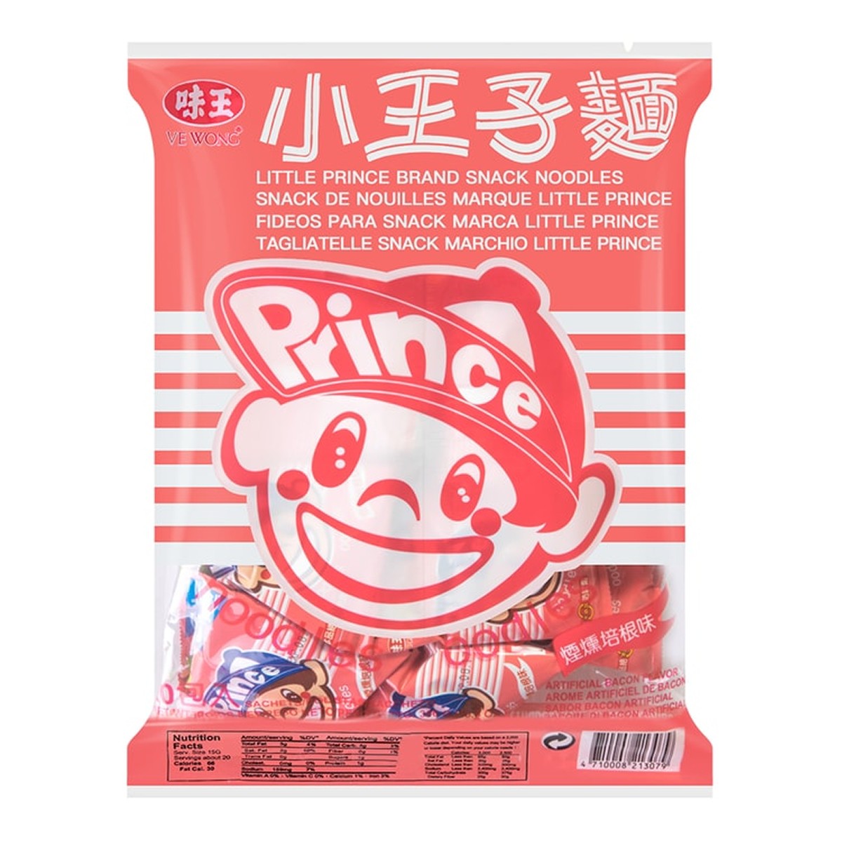 Prince- Noodle Snack (Bacon) 15g*20