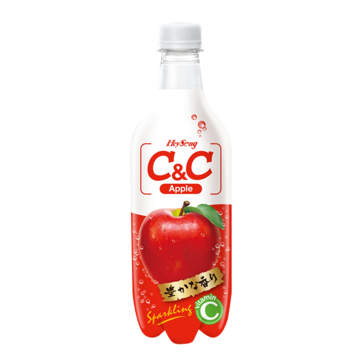C&C- 氣泡飲(蘋果口味) 500ml