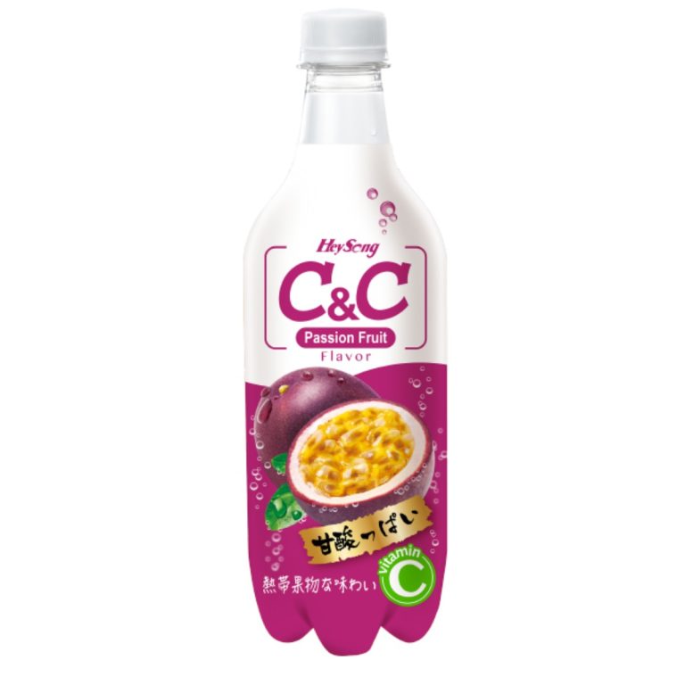 C&C- C&C炭酸飲料（パッションフルーツ味） 500ml