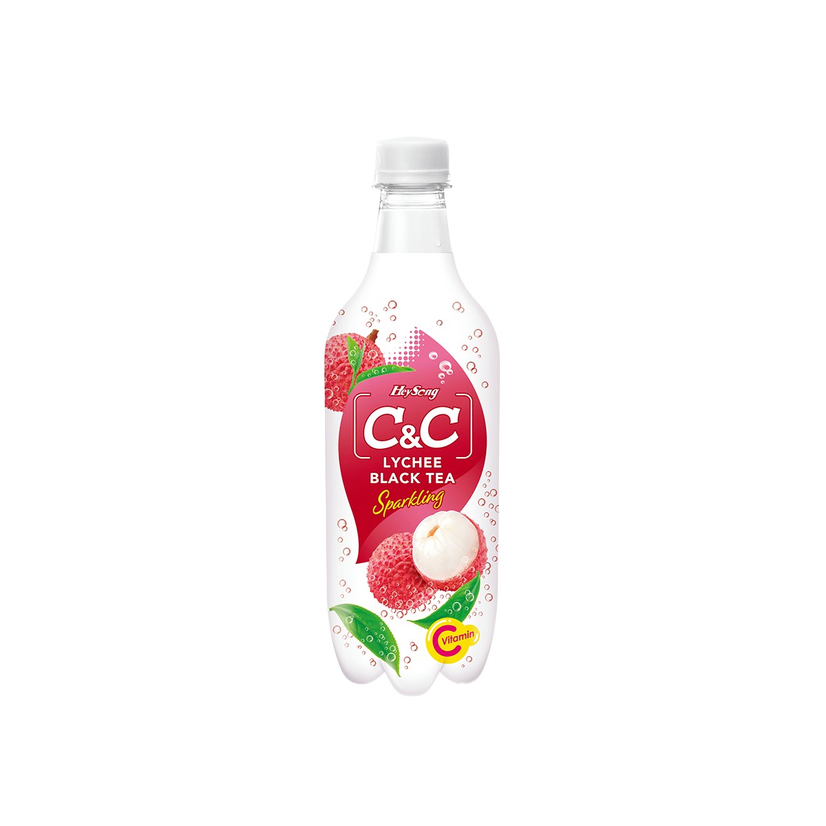 C&C- C&C炭酸飲料（ライチフルーツティー味） 500ml