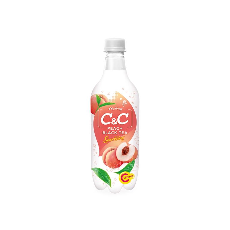 C&C- C&C炭酸飲料（白桃紅茶味） 500ml