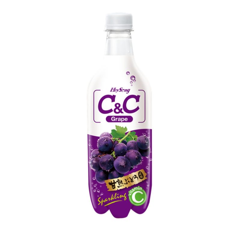 C&C- C&C炭酸飲料(ぶどう味) 500ml