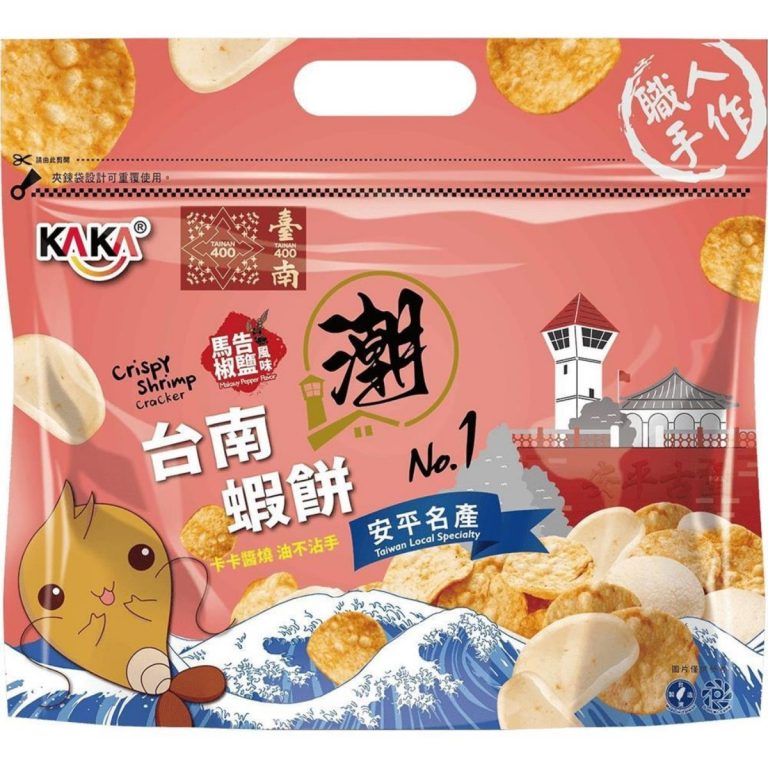 卡卡- 台南潮蝦餅-馬告椒鹽風味 120g