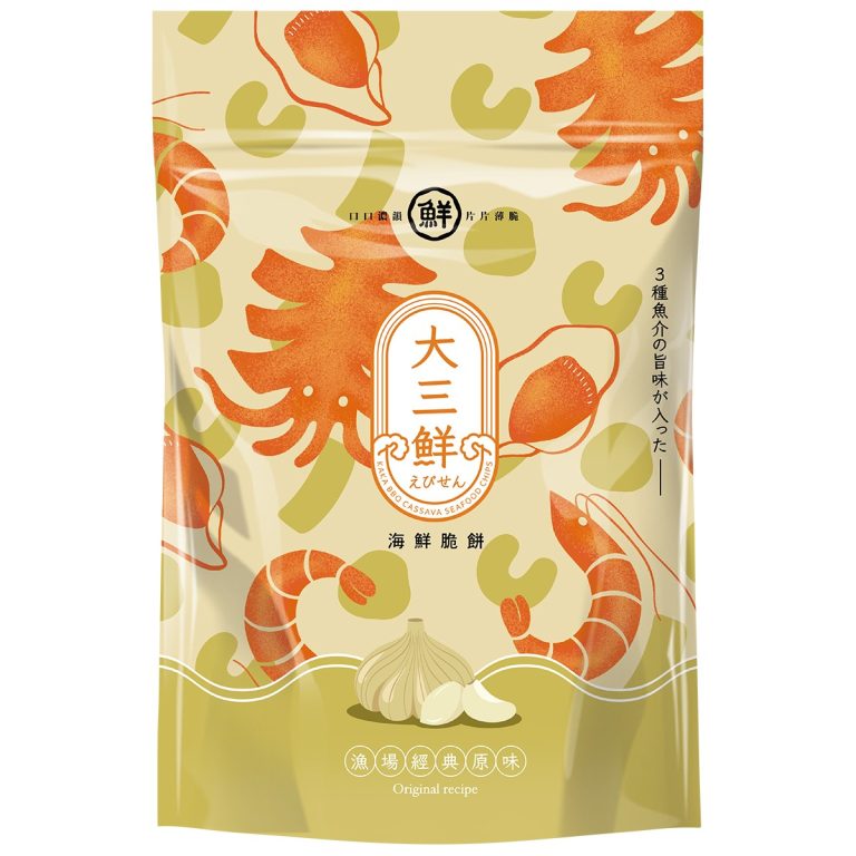 KAKA- BBQ Cassava Seafood Chips (Original recipe) 81g