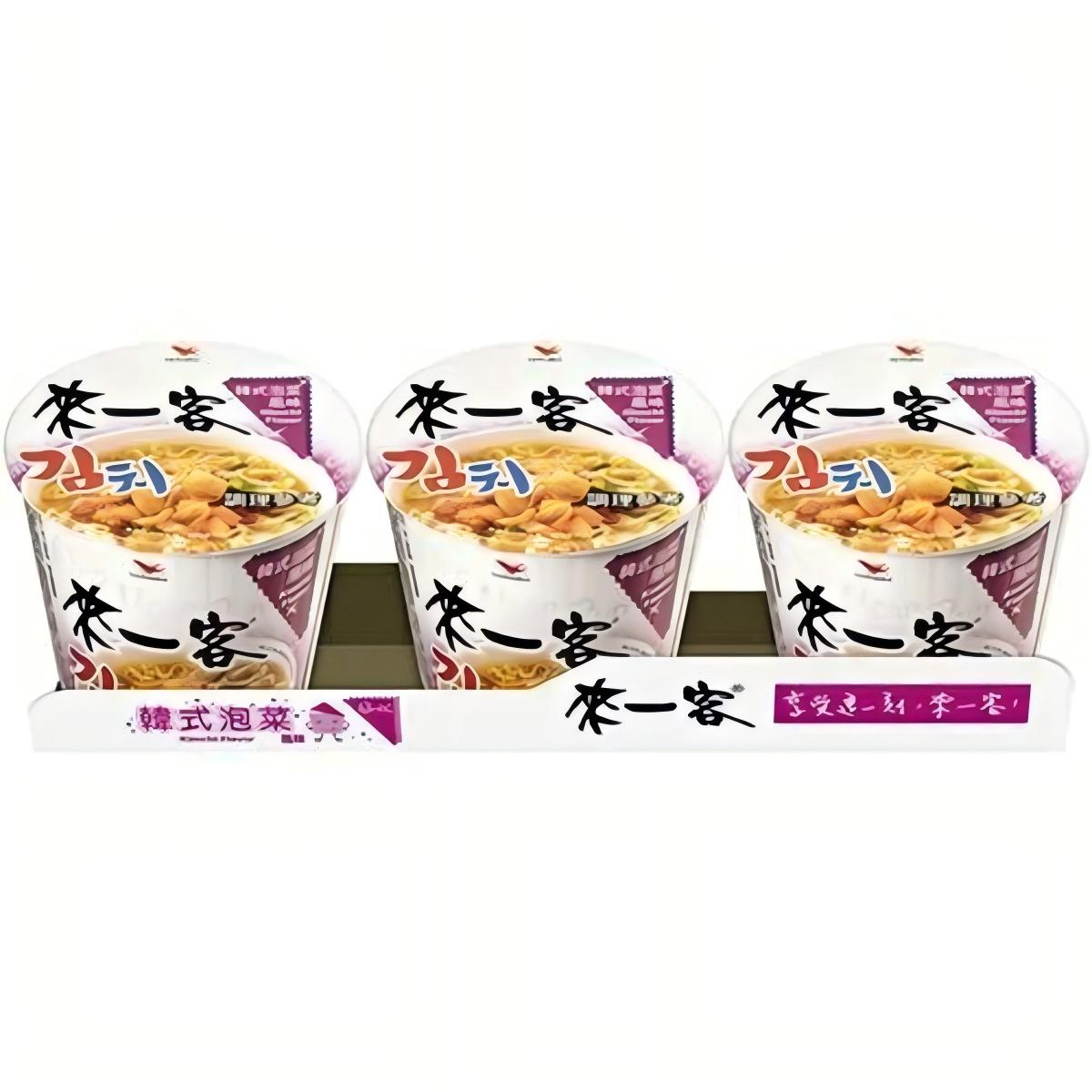來一客- (杯)韓式泡菜 (67g*3)