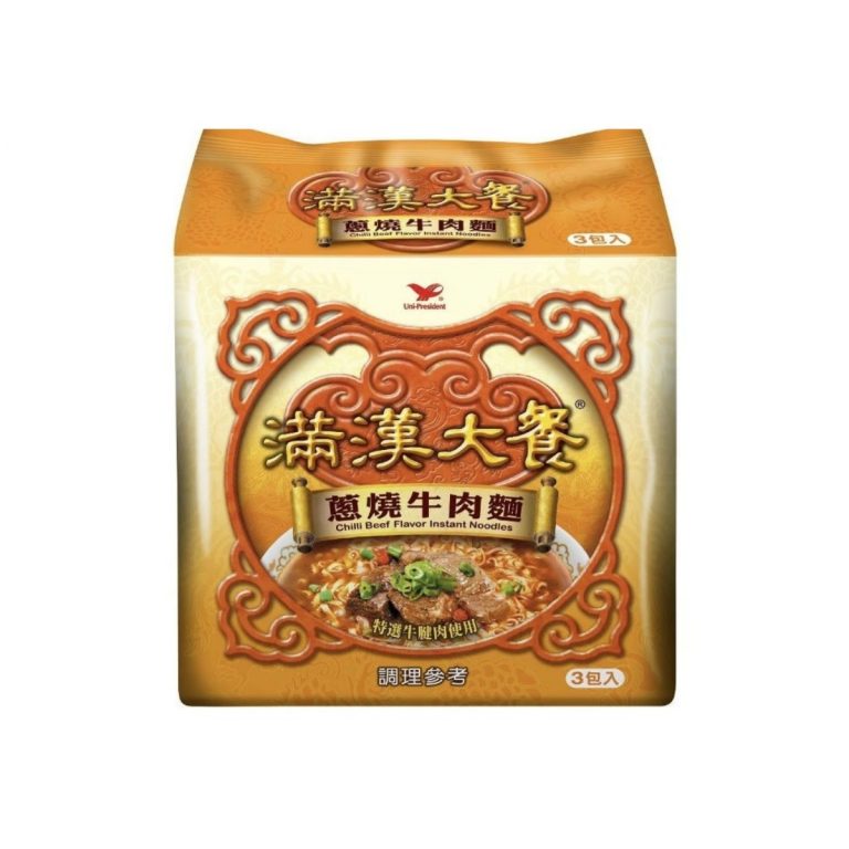 Man Han Feast- Instant Noodle-Hot Beef Flavor (187g*3)*4