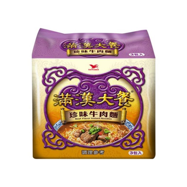 Man Han Feast- Instant Noodle-Beef Flavor (173g*3)*4