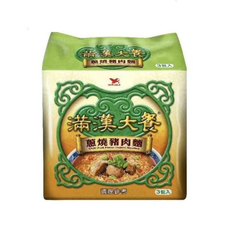 Man Han Feast- Chilli Pork Flavaor Instant Noodles (193g*3)*4