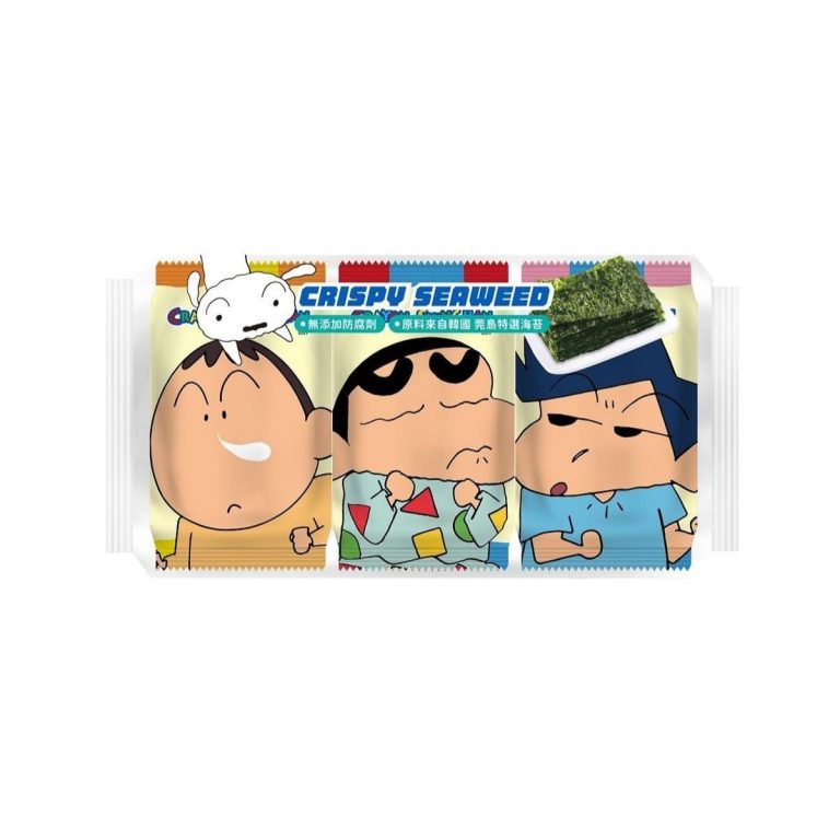 SUN FRIEND- SF Crayon Shinchan seaweed (plain flavor) 3.2g*3
