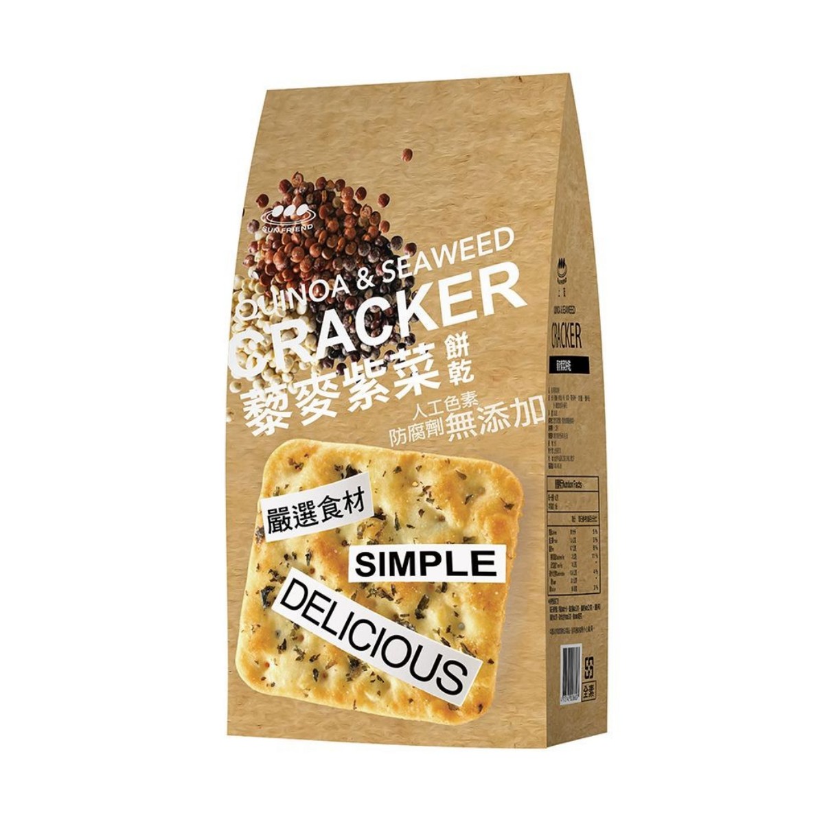 上友- 藜麥紫菜餅乾 180g