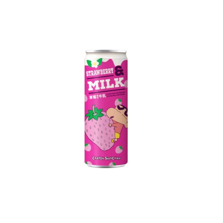 上友- SF蠟筆小新-草莓煉乳牛乳 240ml