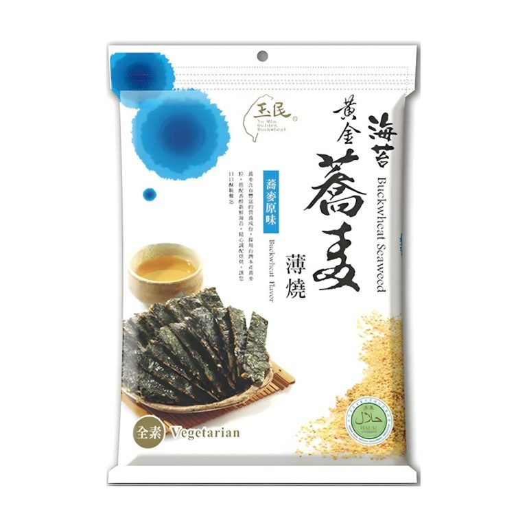 玉民- 海苔薄燒(蕎麥原味) 全素 40g