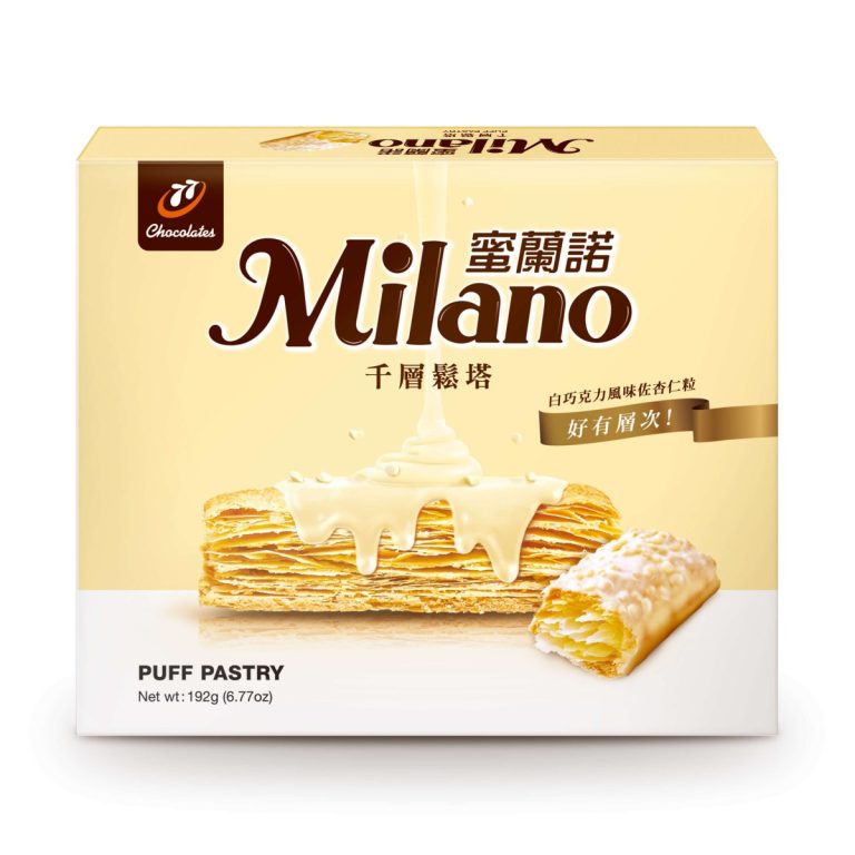 Milano- Puff Pastry White Chocolate 192g