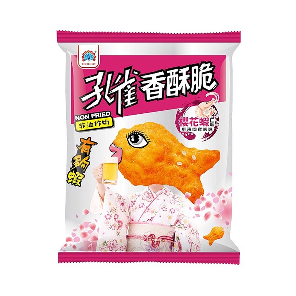 孔雀- 香酥脆(櫻花蝦風味) 40g