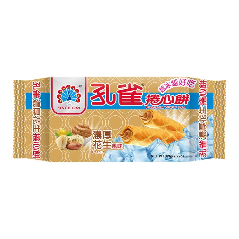Peacock- Roll Pastry (Peanut) 63g