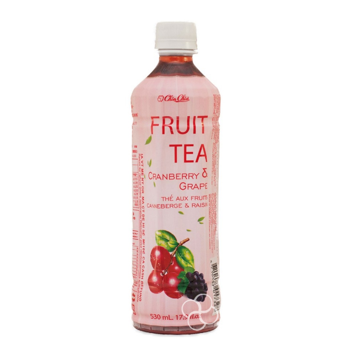 Chin Chin- PET BOTTLE FRUIT TEA WITH CRANBERRY AND GRAPE 530ml