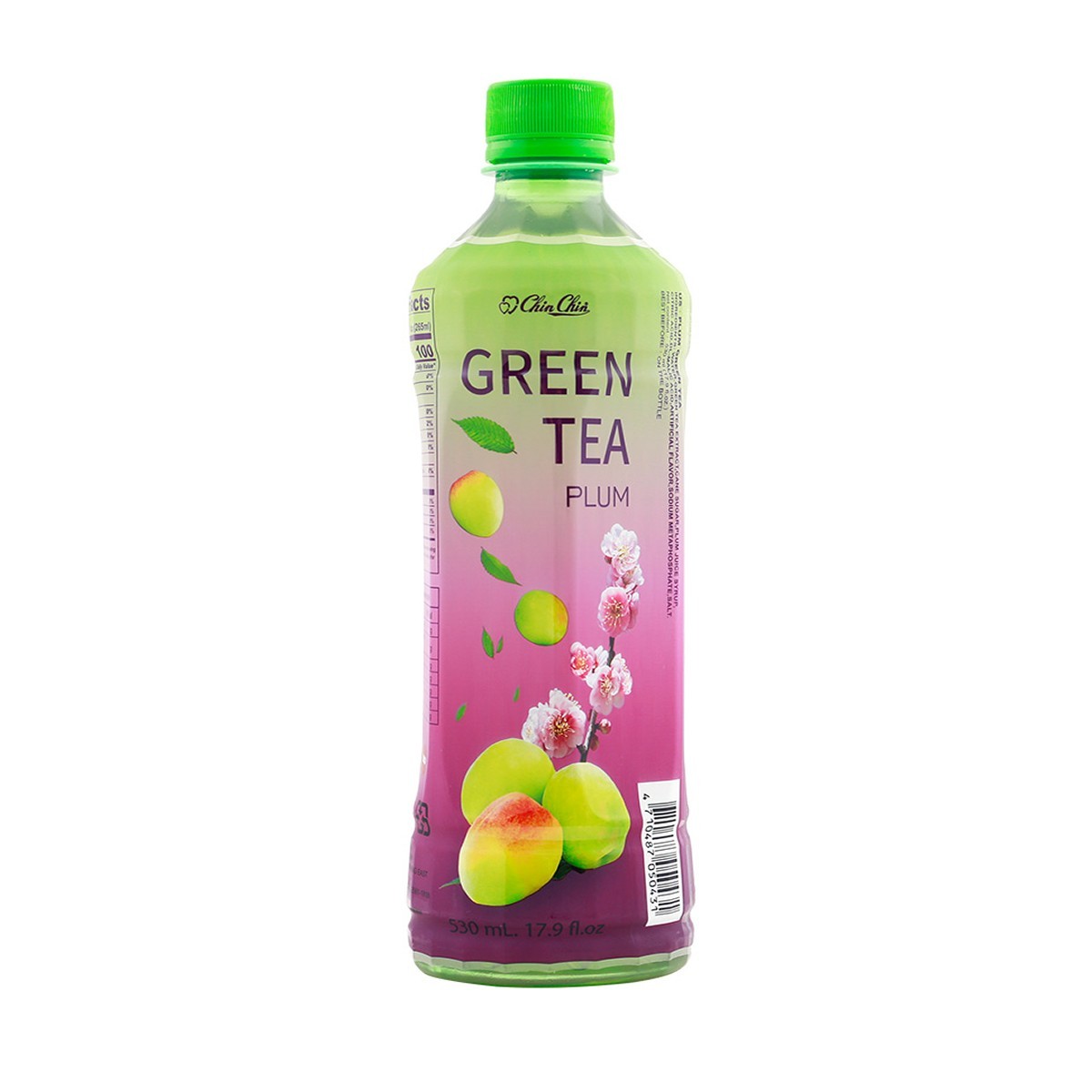 Chin Chin- PET BOTTLE PLUM GREEN TEA 530ml