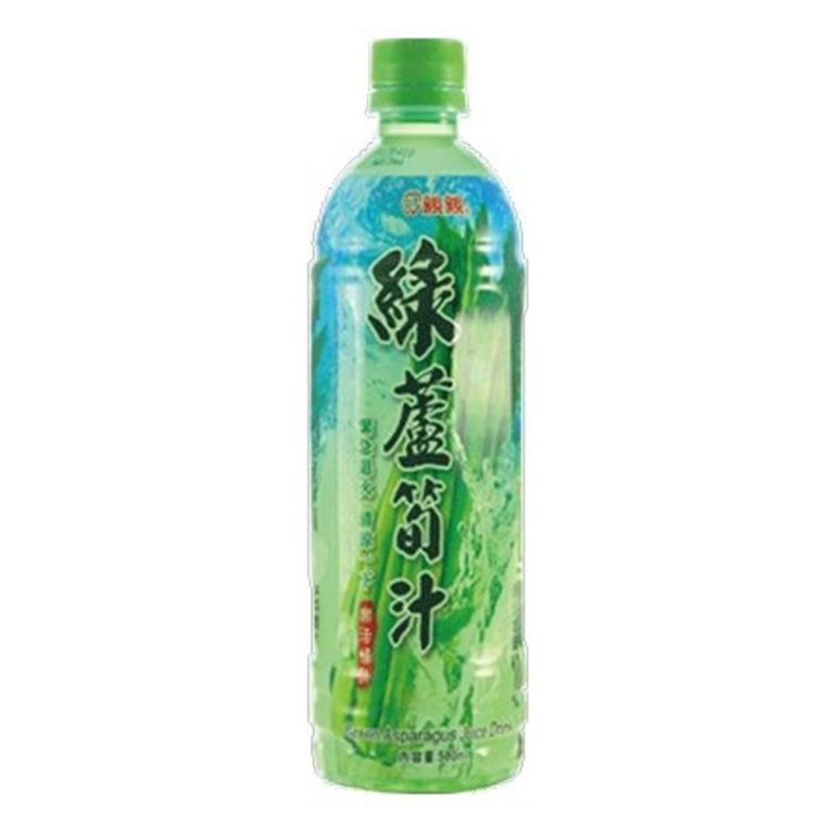 Chin Chin- PET BOTTLE GREEN ASPARAGUS JUICE DRINK 530ml