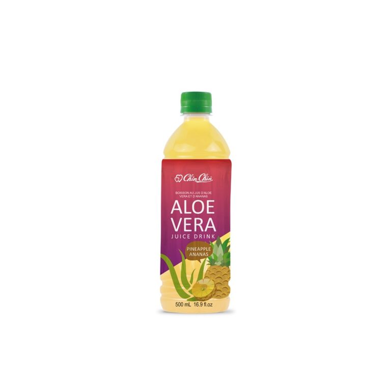 Chin Chin- PET BOTTLE ALOE VERA AND PINEAPPLE JUICE DRINK 500ml