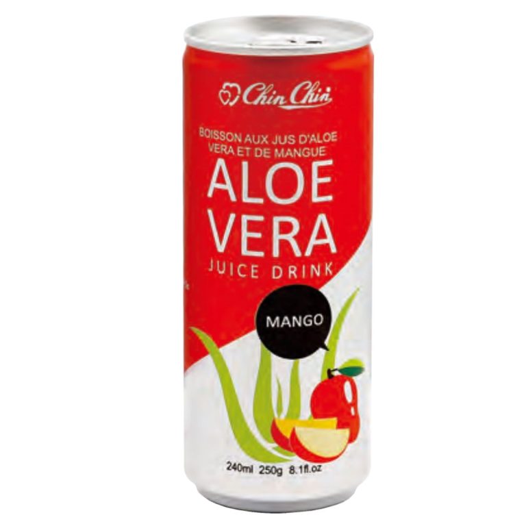Chin Chin- CANNED ALOE VERA AND MANGO JUICE DRINK 240ml