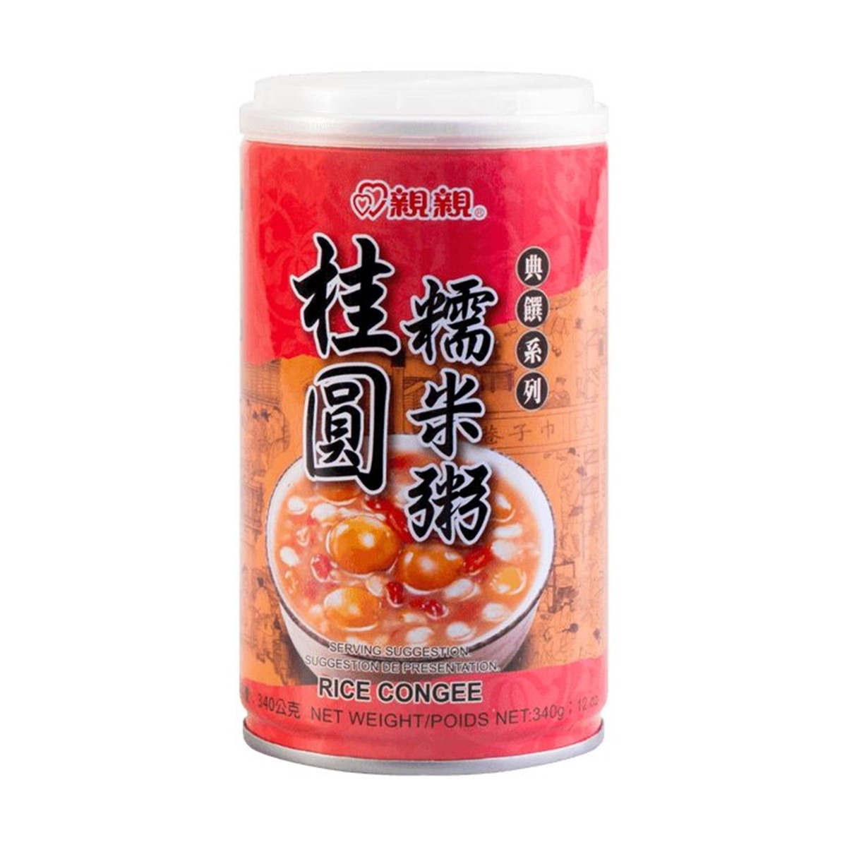 Chin Chin- Longan Glutinous Rice Congee 340g