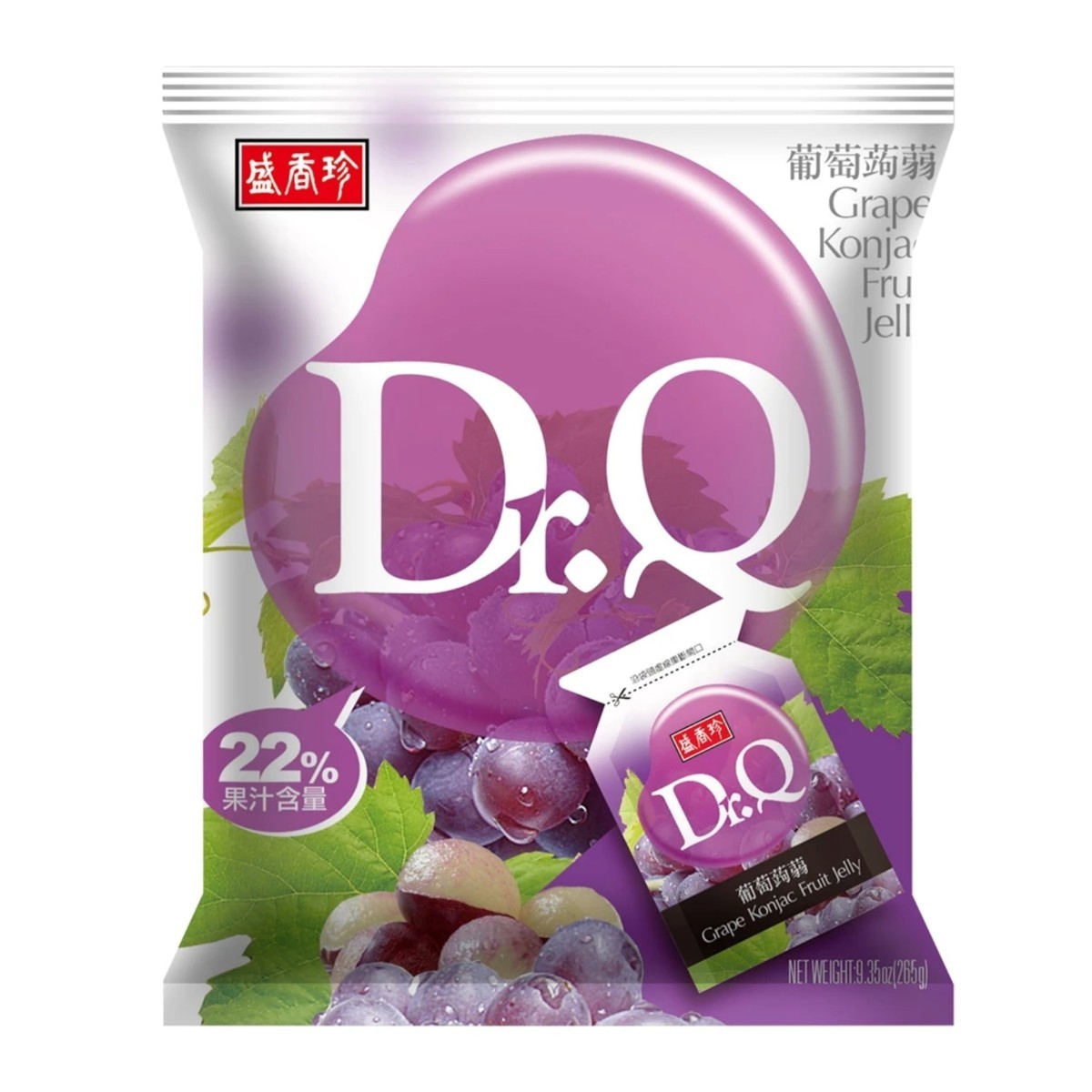 Dr.Q- konjac jelly 265g series – grape