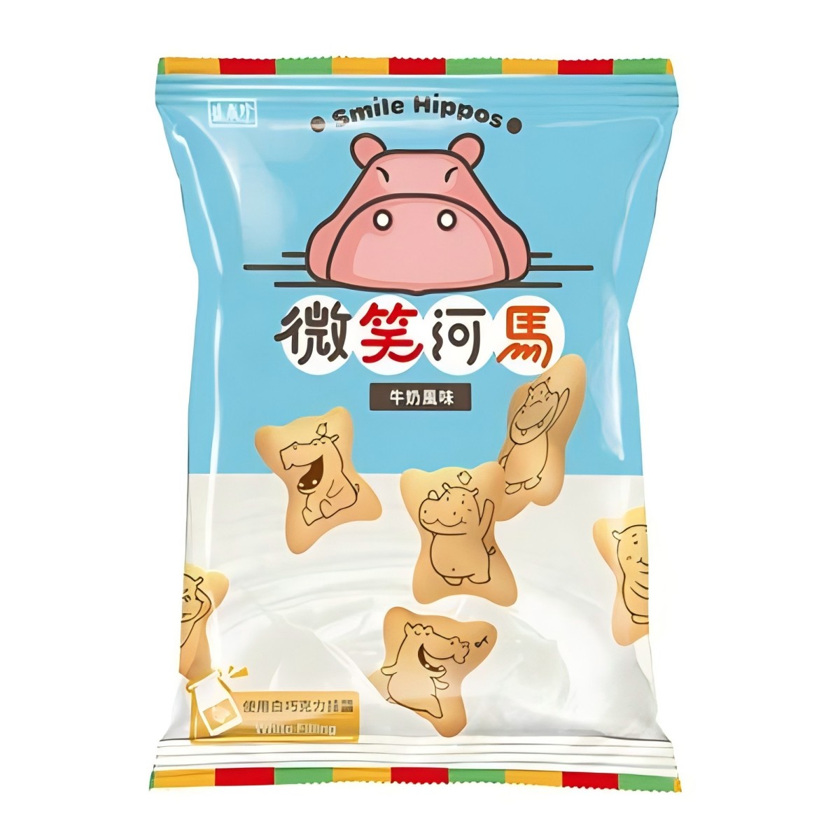 盛香珍- 微笑河馬餅乾(牛奶風味) 60g