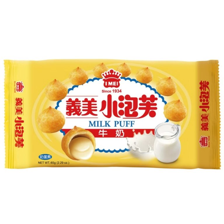 義美- 小泡芙-牛奶 57g