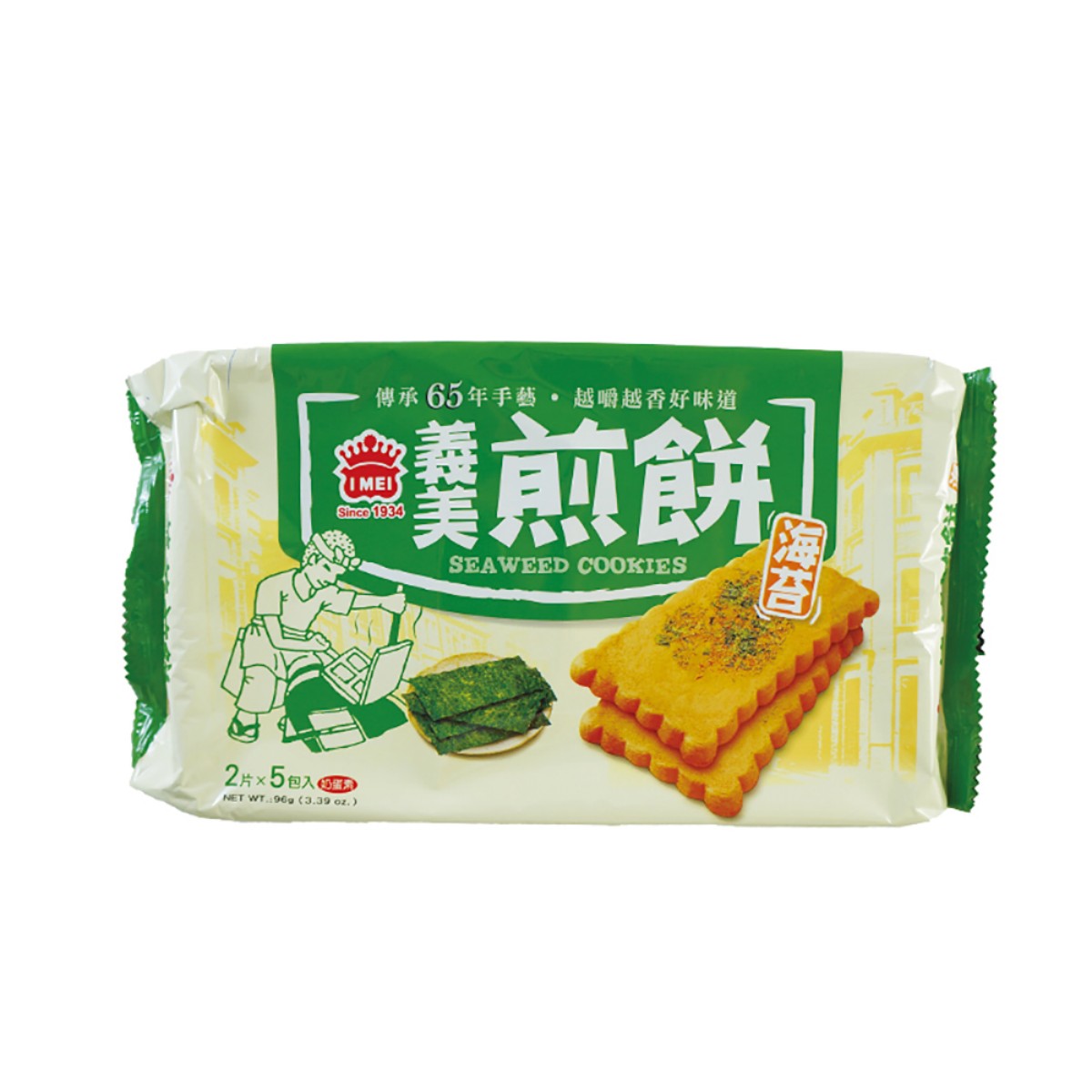 I-MEI- Fried Cookies Seaweed 96g
