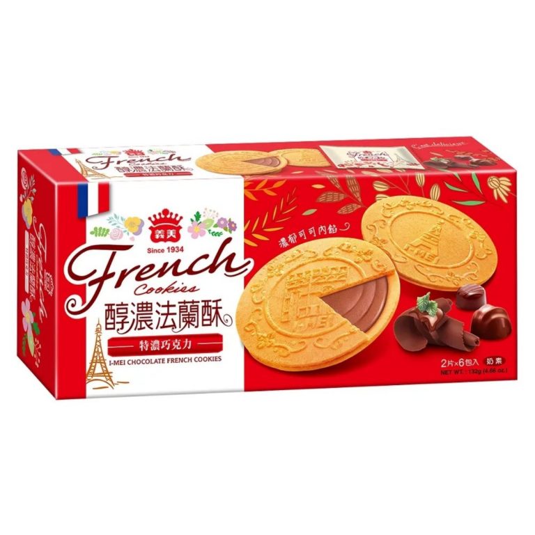 I-MEI- French Cookies Choco Fmly 132g