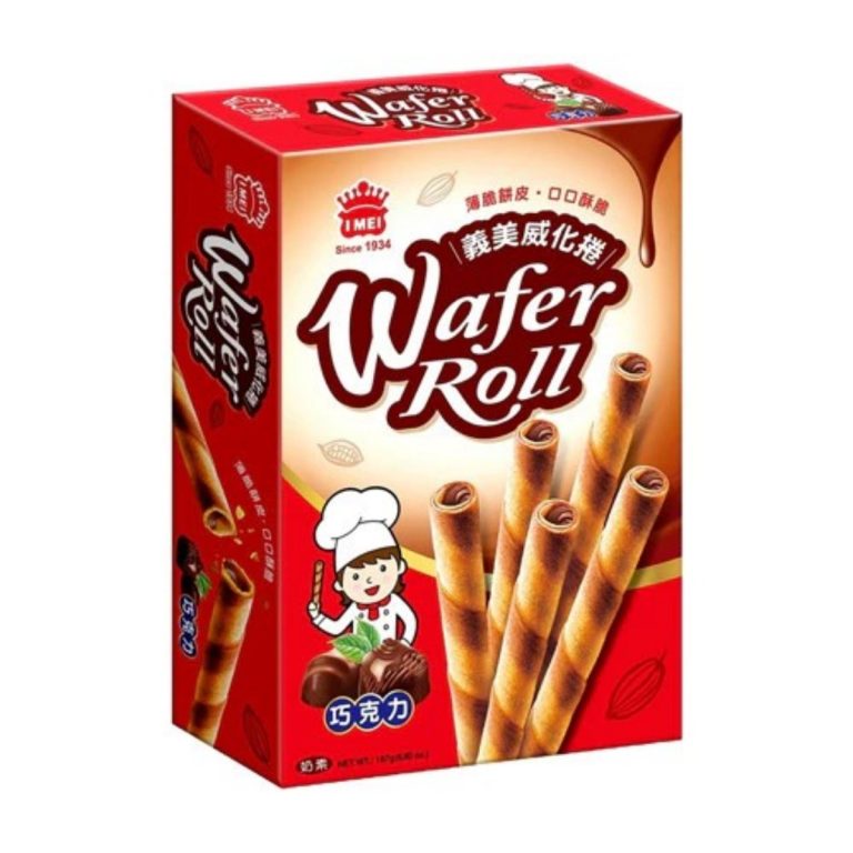 I-MEI- Boxed Wafer Rolls - Chocolate 72g