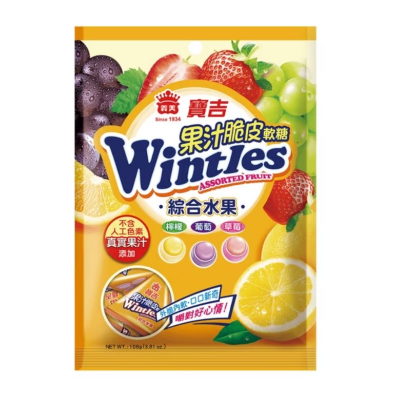 義美- 果汁脆皮軟糖-綜合水果 108g