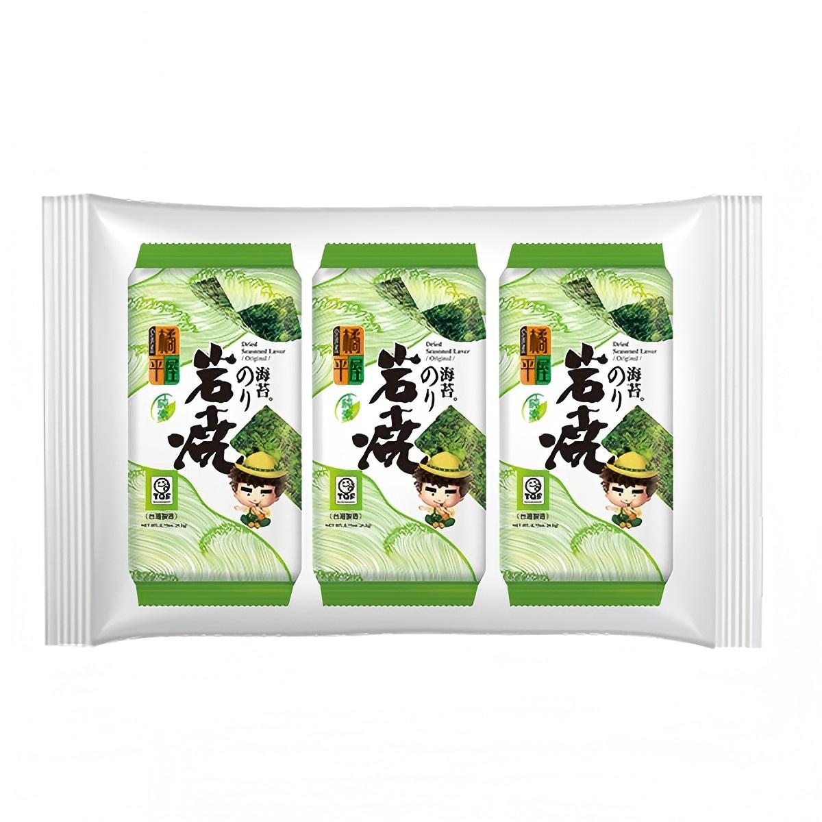 橘平屋- 岩燒海苔 原味 4.2g*3