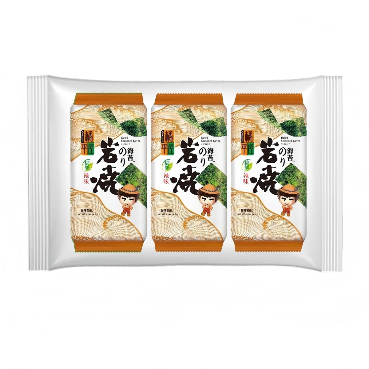 橘平屋- 岩燒海苔 辣味 4.2g*3