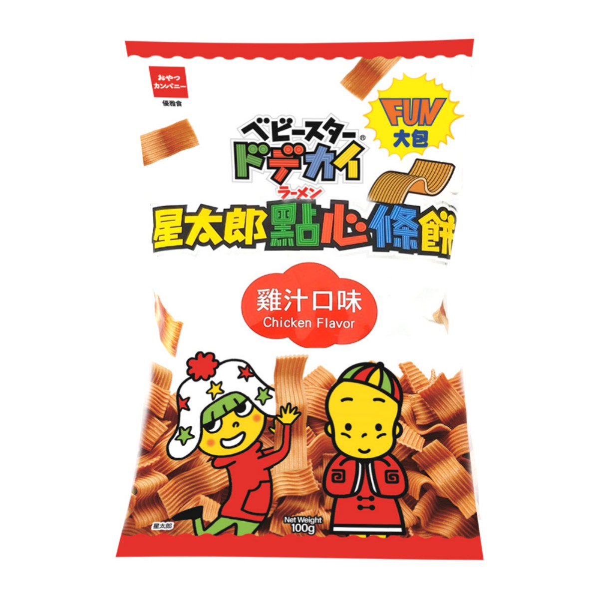 星太郎- 點心條餅-雞汁口味FUN大包 100g