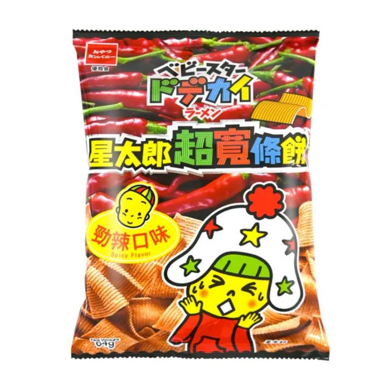 星太郎- 超寬條餅-勁辣口味 64g