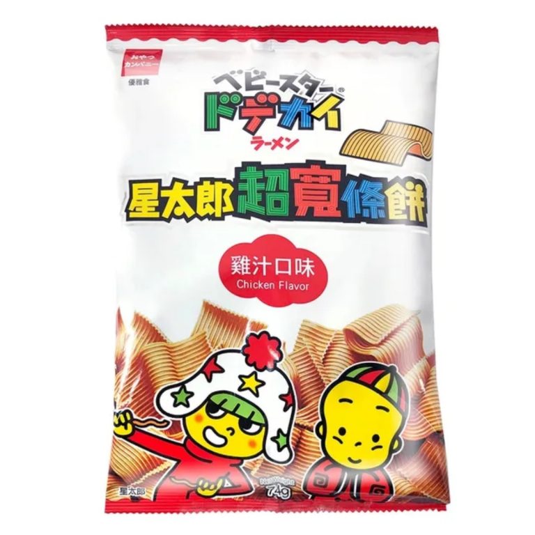 星太郎- 超寬條餅-雞汁口味 68g