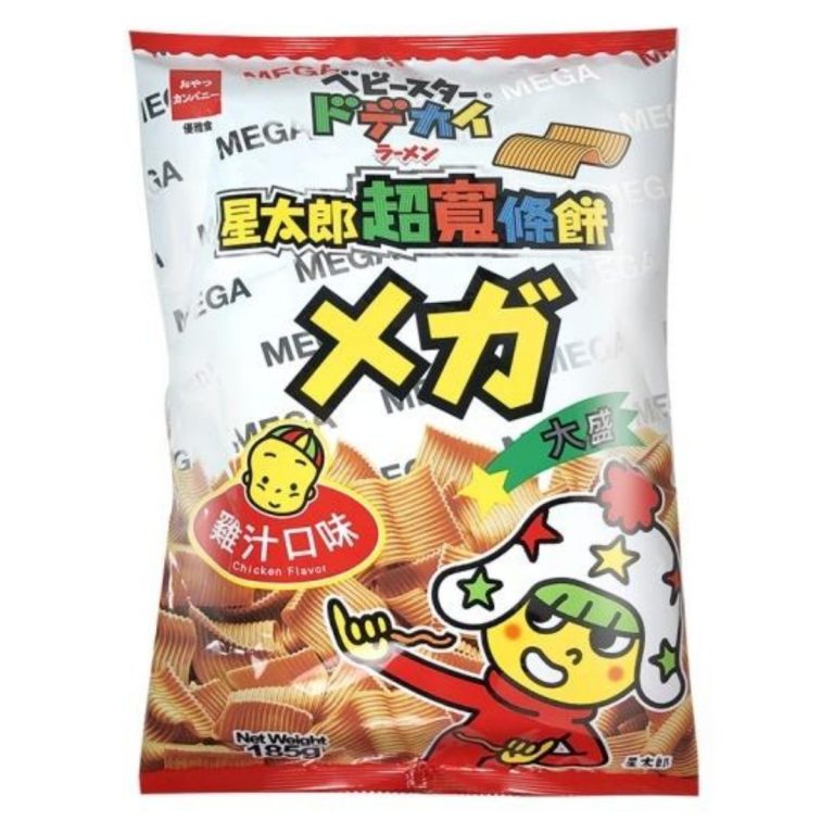 Baby Star- Crunchy Ramen Snack (Wide) - Original Soy Sauce 185g