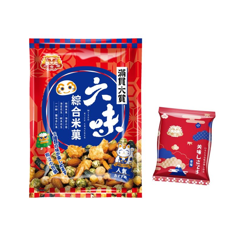 Bigdudu- rice cracker and nuts mixed 144g
