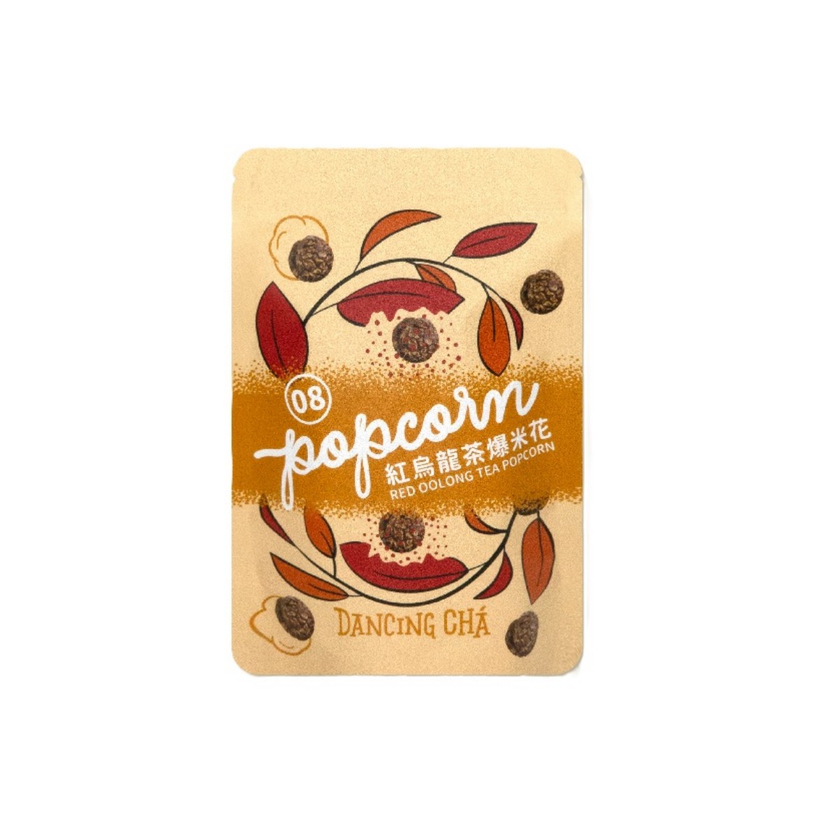 Dancing Chá- Red Oolong Tea Popcorn 60g