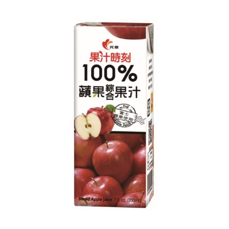 果汁時刻- 100%蘋果綜合果汁 200ml