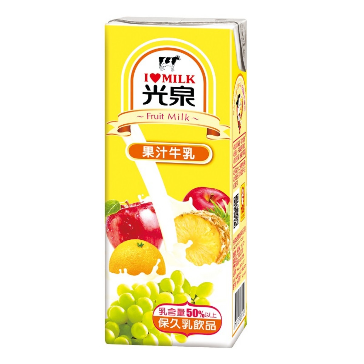 光泉- 果汁牛乳 200ml