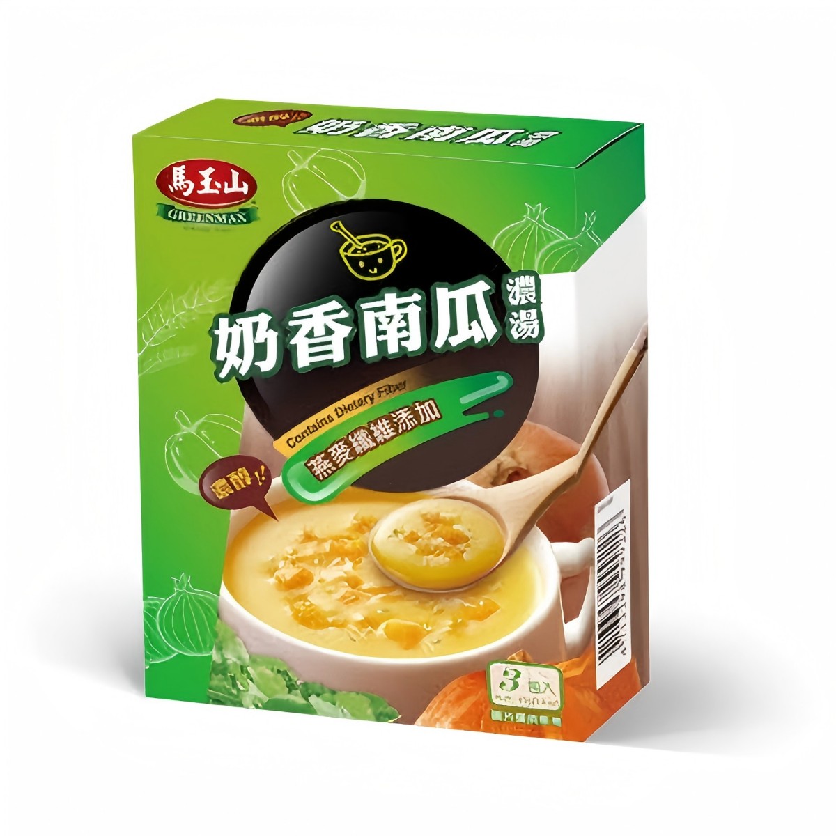 GREENMAX- Creamy Pumpkin Soup 15g*3 pcs/boxes