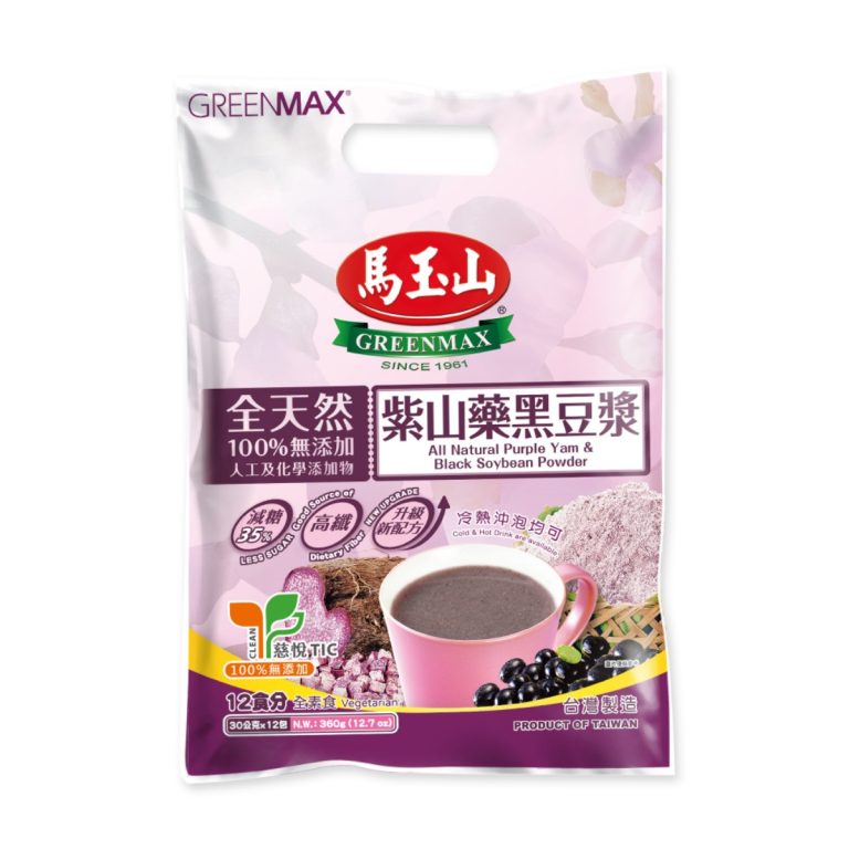 GREENMAX- Purple Yam & Black Soybean Powder 360g(30g*12)