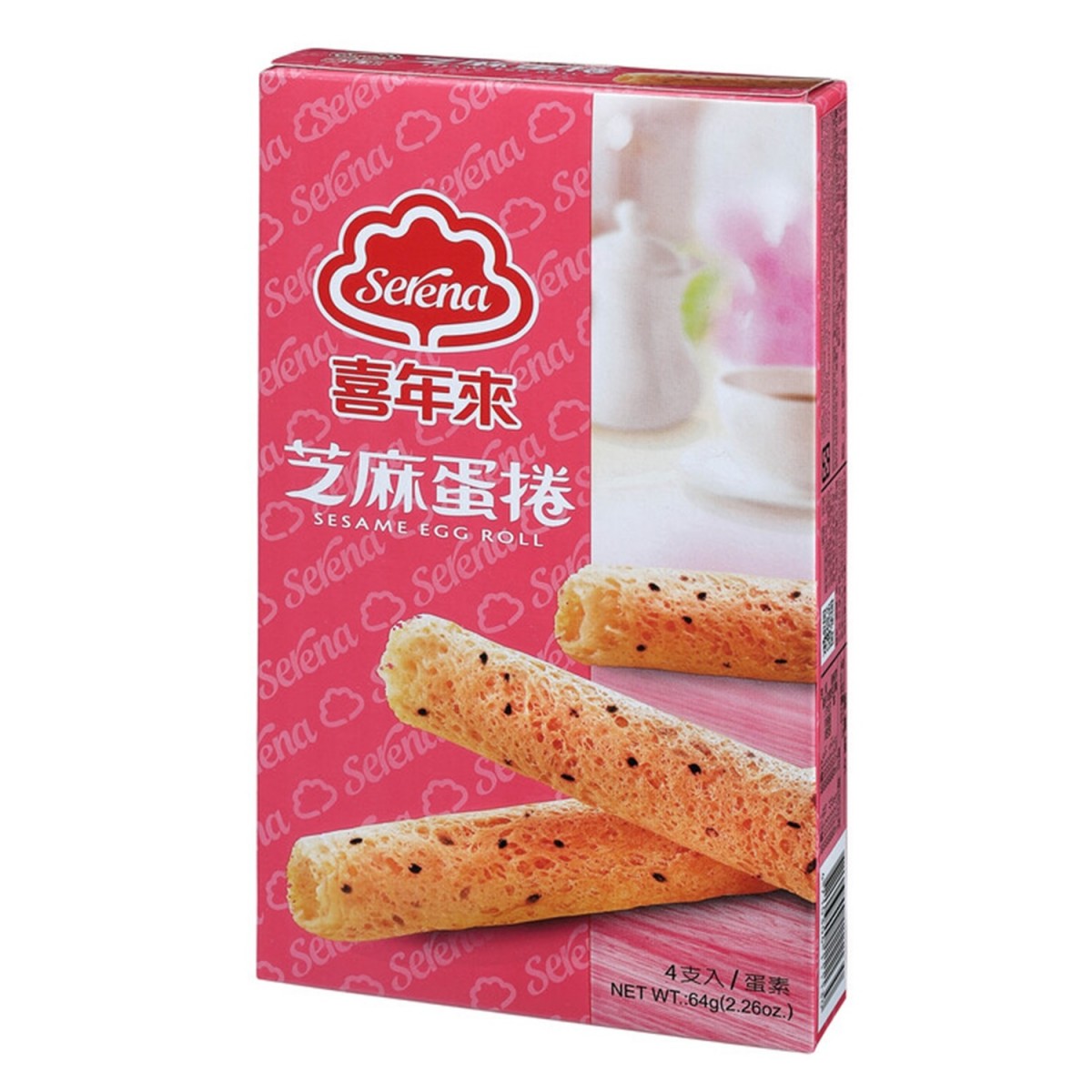 喜年來- 芝麻蛋捲隨手包 64g