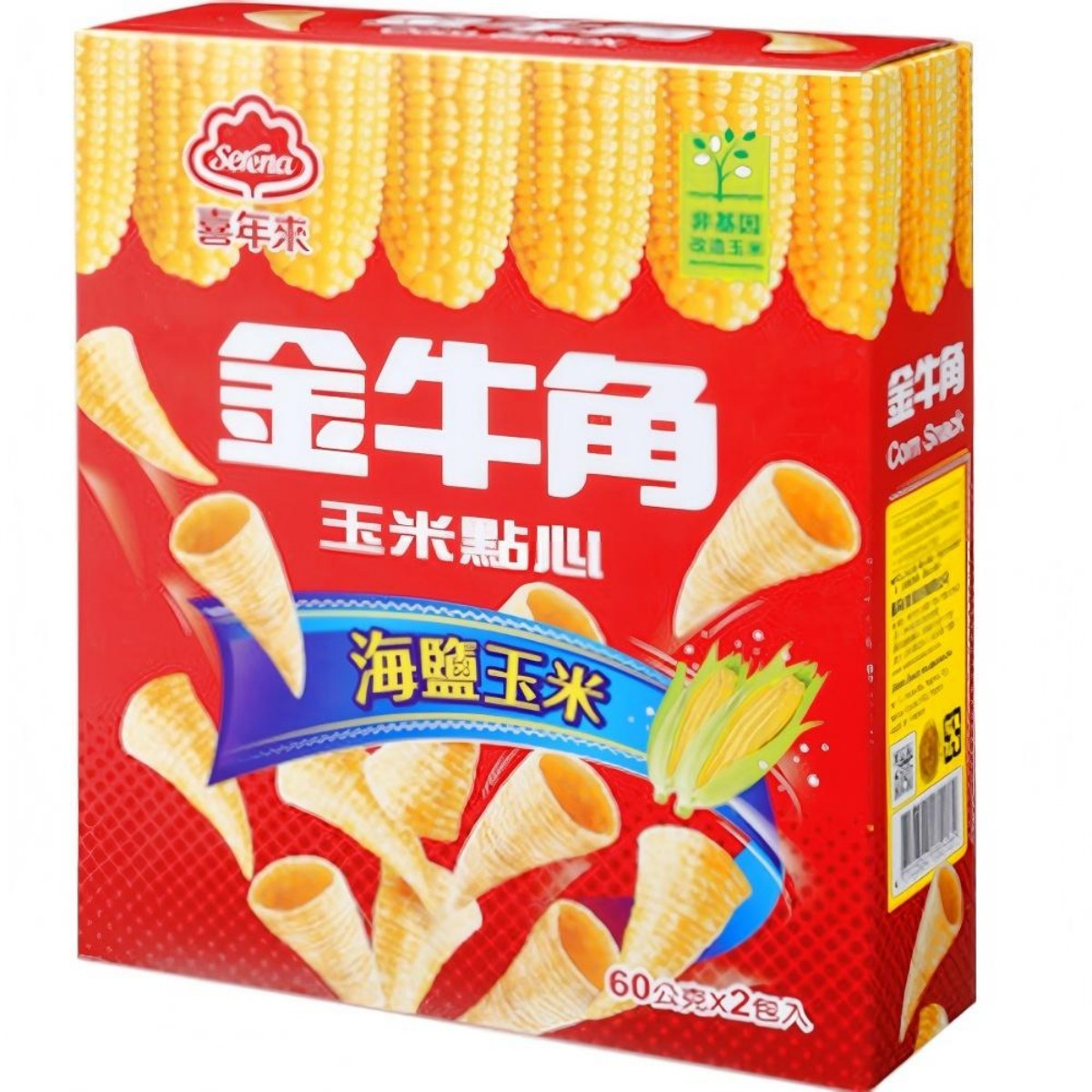 喜年來- 金牛角家庭號-海鹽玉米 120g