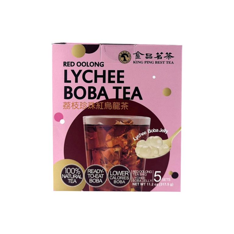 KING PIN BEST TEA- RED OOLONG LYCHEE BOBA TEA (3.5g+60g)*5組