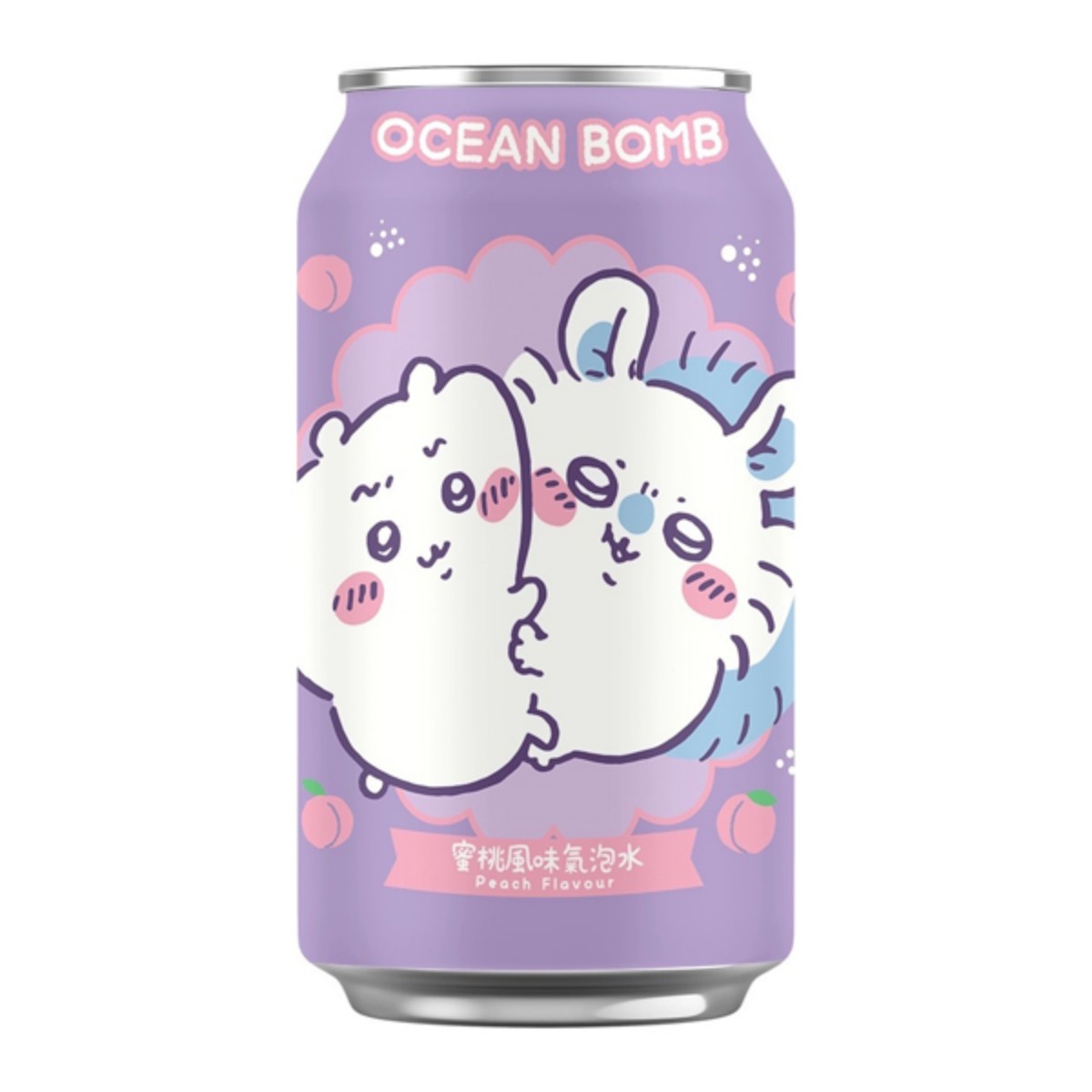 Ocean Bomb- ちいかわ 白桃風味炭酸水 330ml