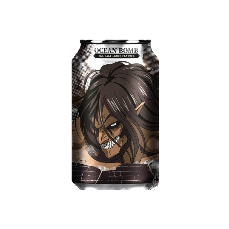 Ocean Bomb- 進撃の巨人 エレン 海塩レモン風味炭酸水 330ml